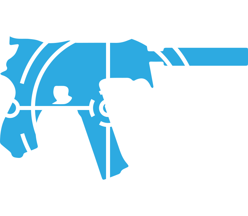 Tactical tag gun icon